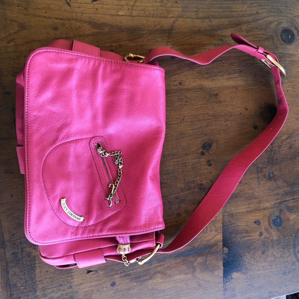 Juicy couture leather purse